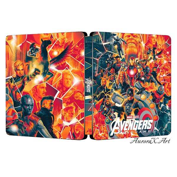 Marvel Avengers 4 Endgame 2019 Steelbook Artwork | AuroraX.Art
